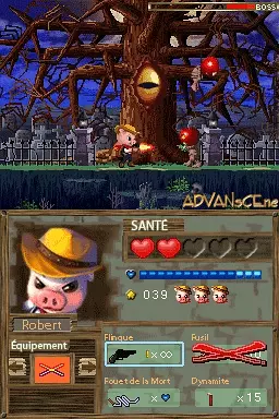 Image n° 3 - screenshots : Barnyard Blast - Swine of the Night